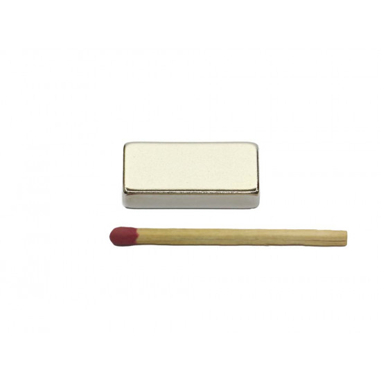 Ímã de neodímio bloco 30 x 15 x 6 mm - N42
